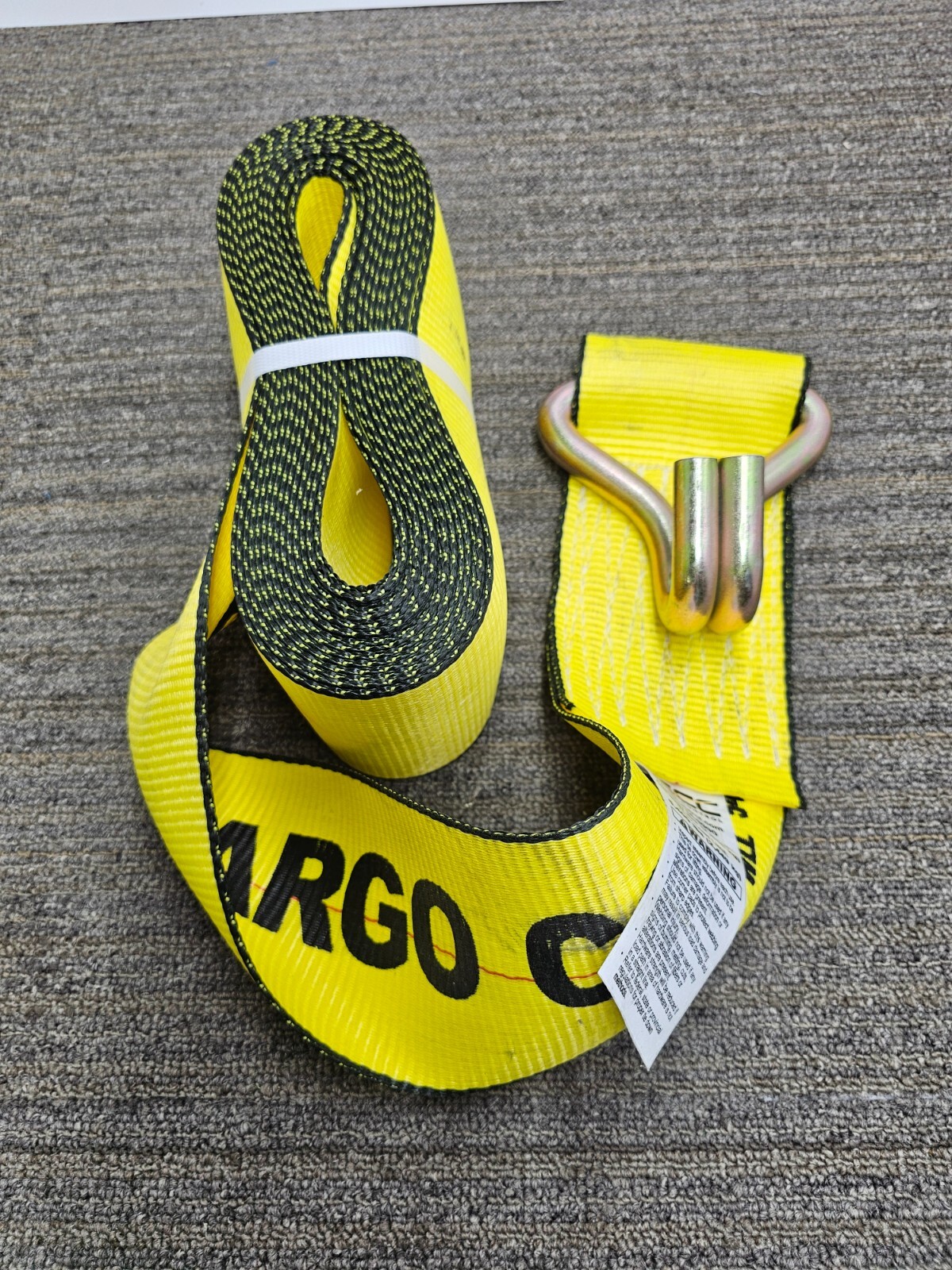 USCC US Cargo Control Strap J Hook Break Strength 16,200lbs WLL 5,400 lbs