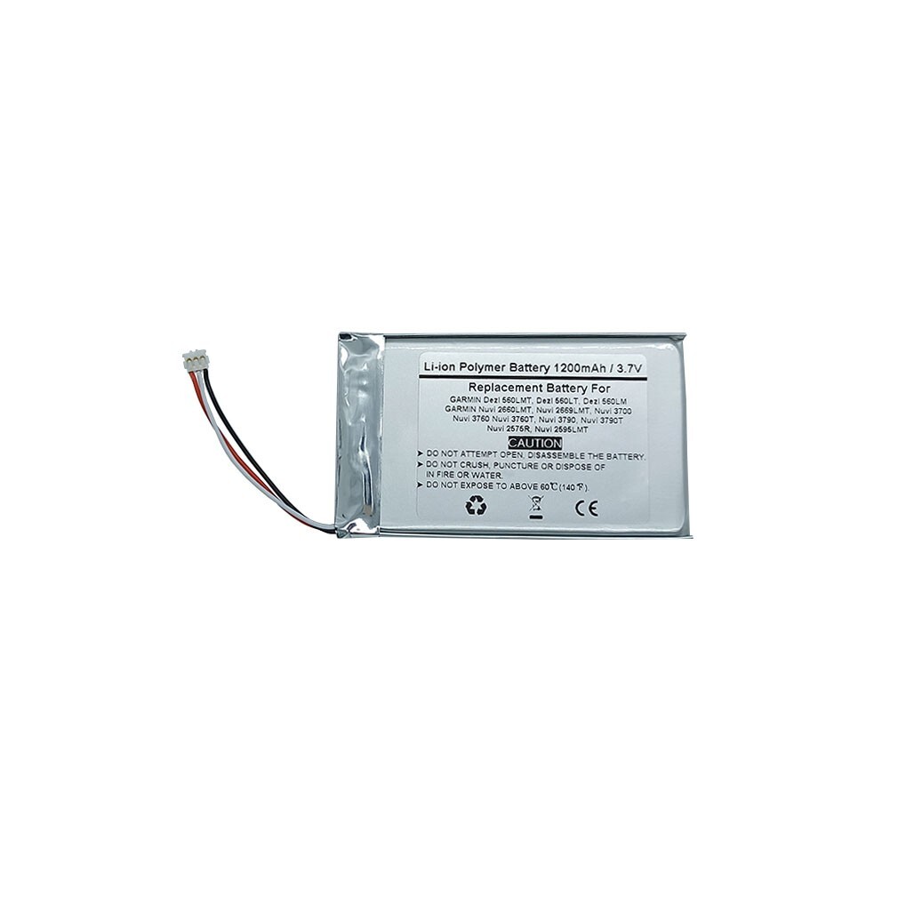 Battery for GARMIN Nuvi 2660LMT, Nuvi 2669LMT, Nuvi 3700, Nuvi 3760, Nuvi 3760T