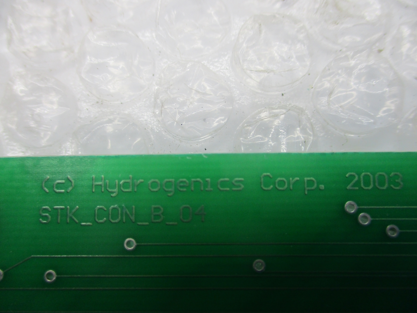 HYDROGENICS CORP STKCONB04 CIRCUIT BOARD NSNP