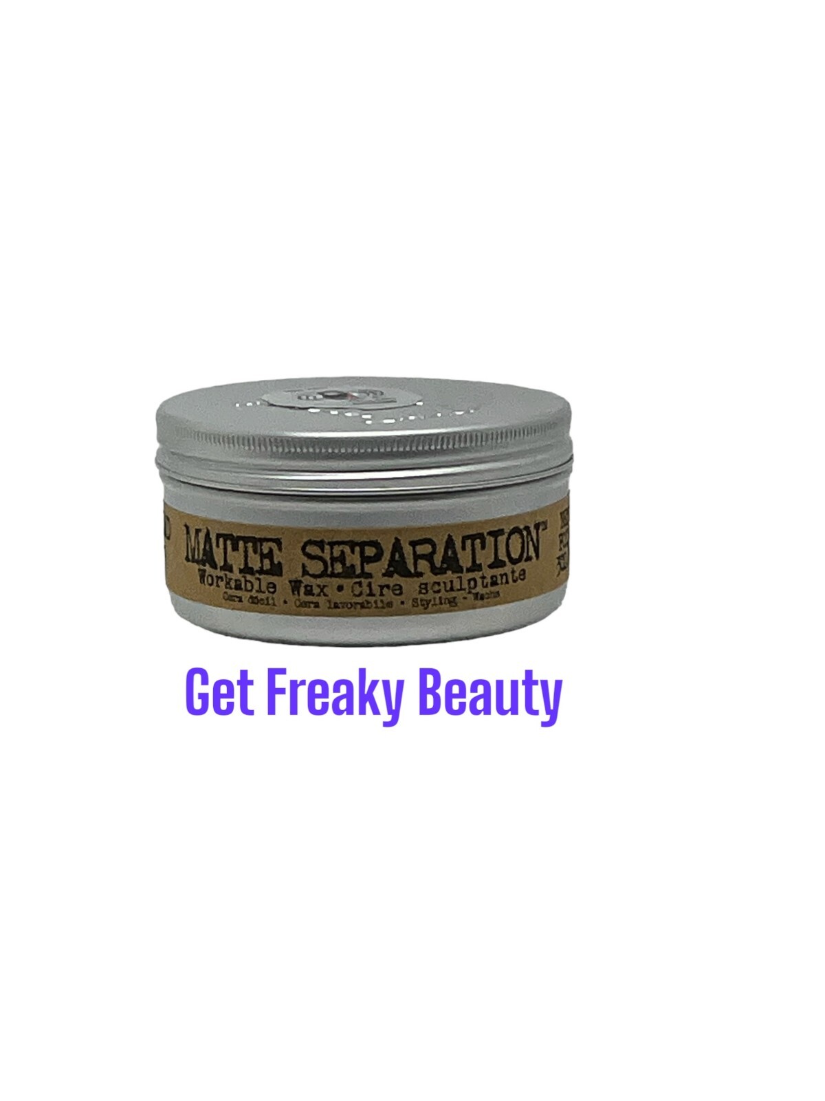 3 oz. Tigi Bed Head For Men Matte Separation Workable Wax. 85g. FREE SHIPPING.