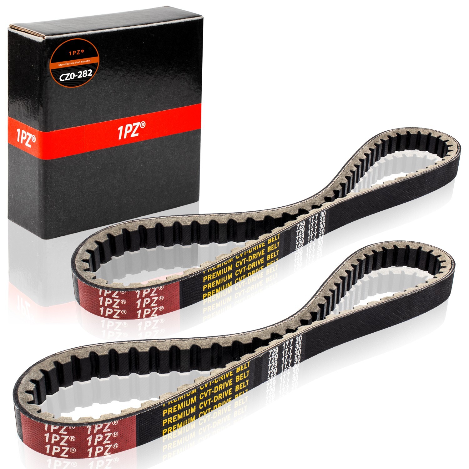 2 CVT Drive Belt 729 17.7 30 For Scooter Moped GY6 49cc 50cc 139QMB VESPA ROKETA