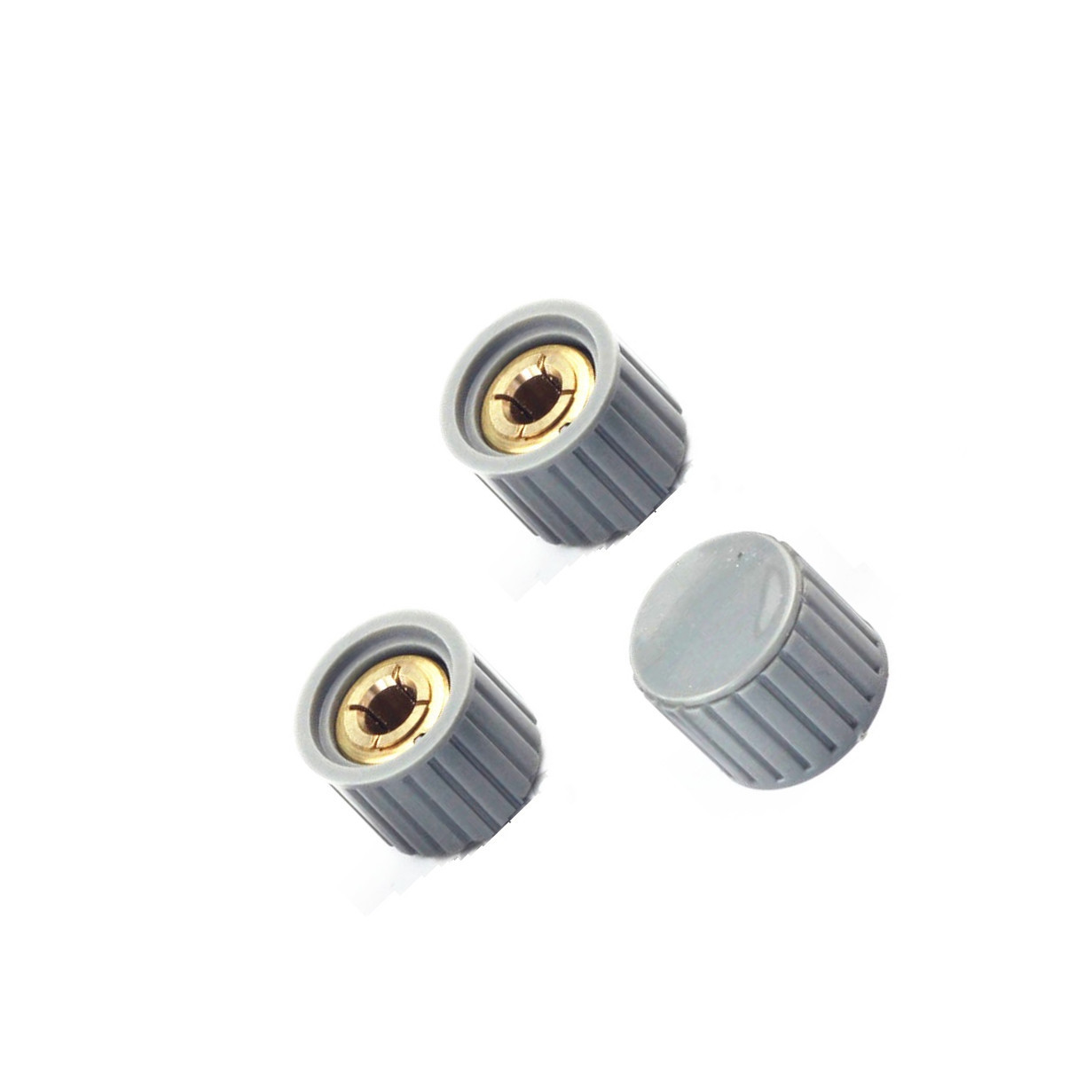 5pcs KYZ20-16-6 20*16*6mm Plastic Gray Potentiometer Knob Cover Cap