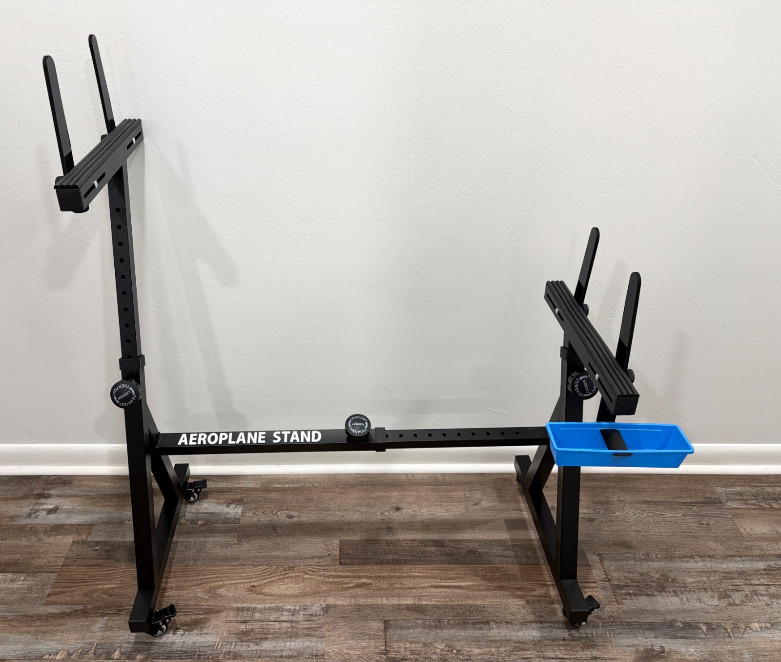 Adjustable Heavy Duty Model RC Airplane Stand -Black