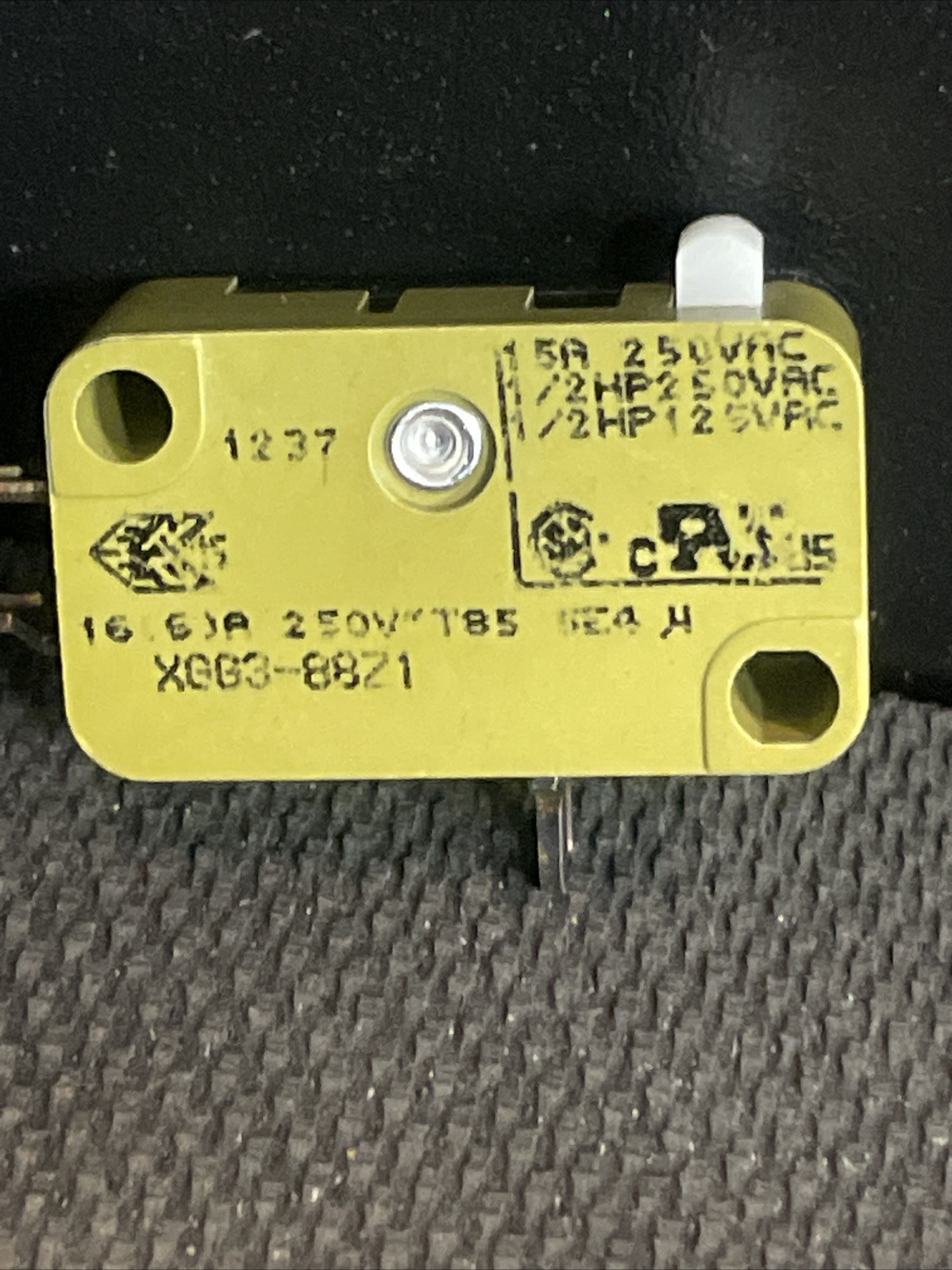 XGG3-88Z1 Micro Switch 15A /250V 1/2HP QTY 10