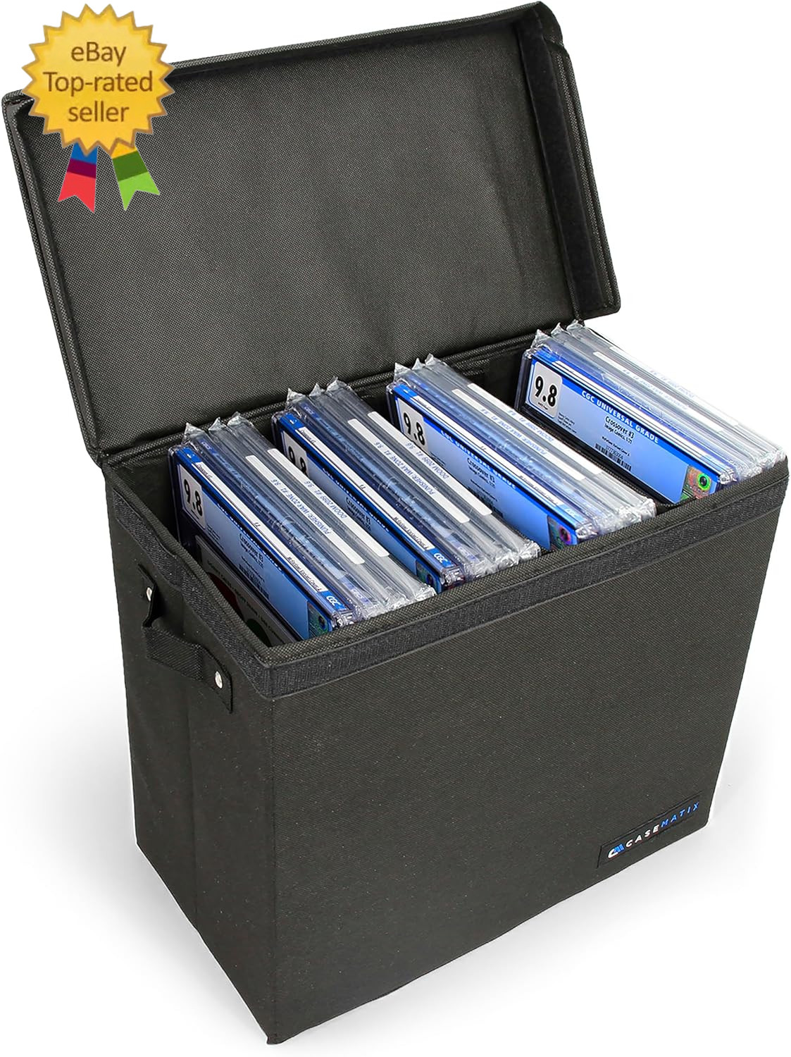Graded Comic Book Storage Case Fits up to 28 CGC Graded Comics, Lightweight Comi