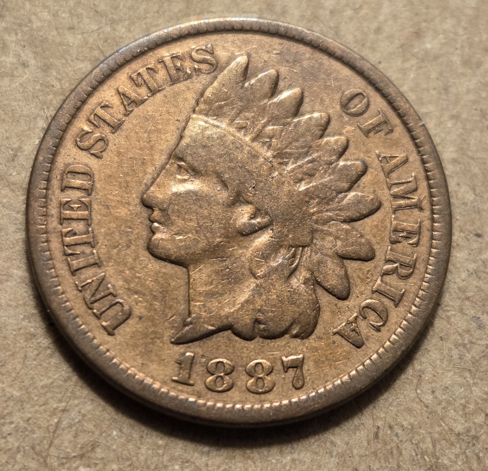 1887 Indian Cent DDO Snow-1 FS-101