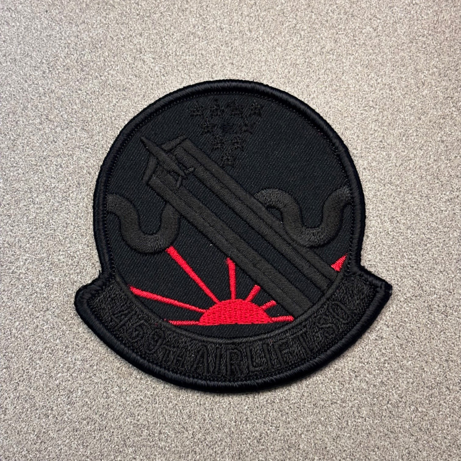 USAF 459th Airlift Squadron 'Blackout' C-12J / UH-1N Air Force Patch