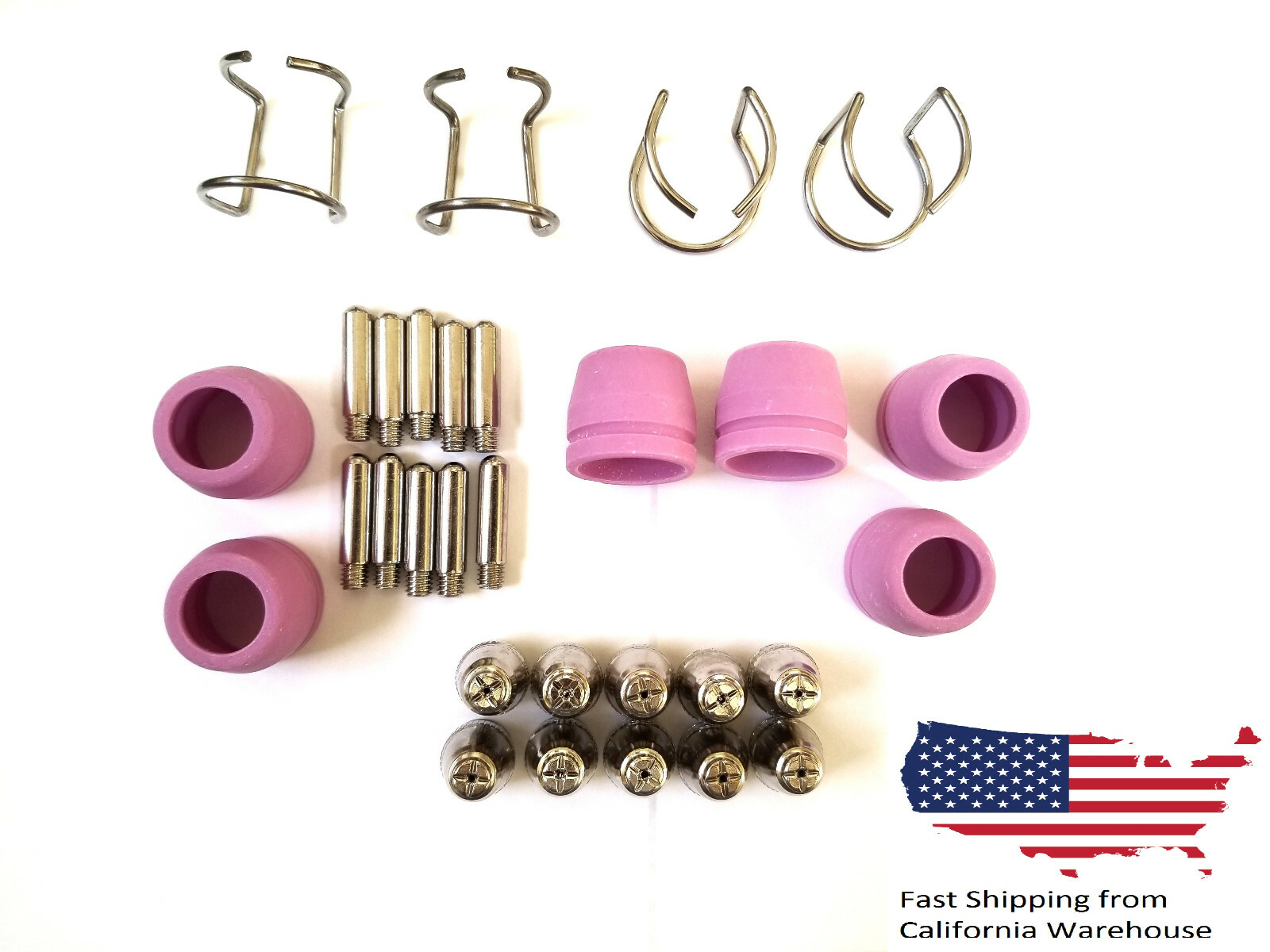Colossal Tech CUT50F and CUT50DF Plasma Cutter 30pcs Consumables Spacer Guide
