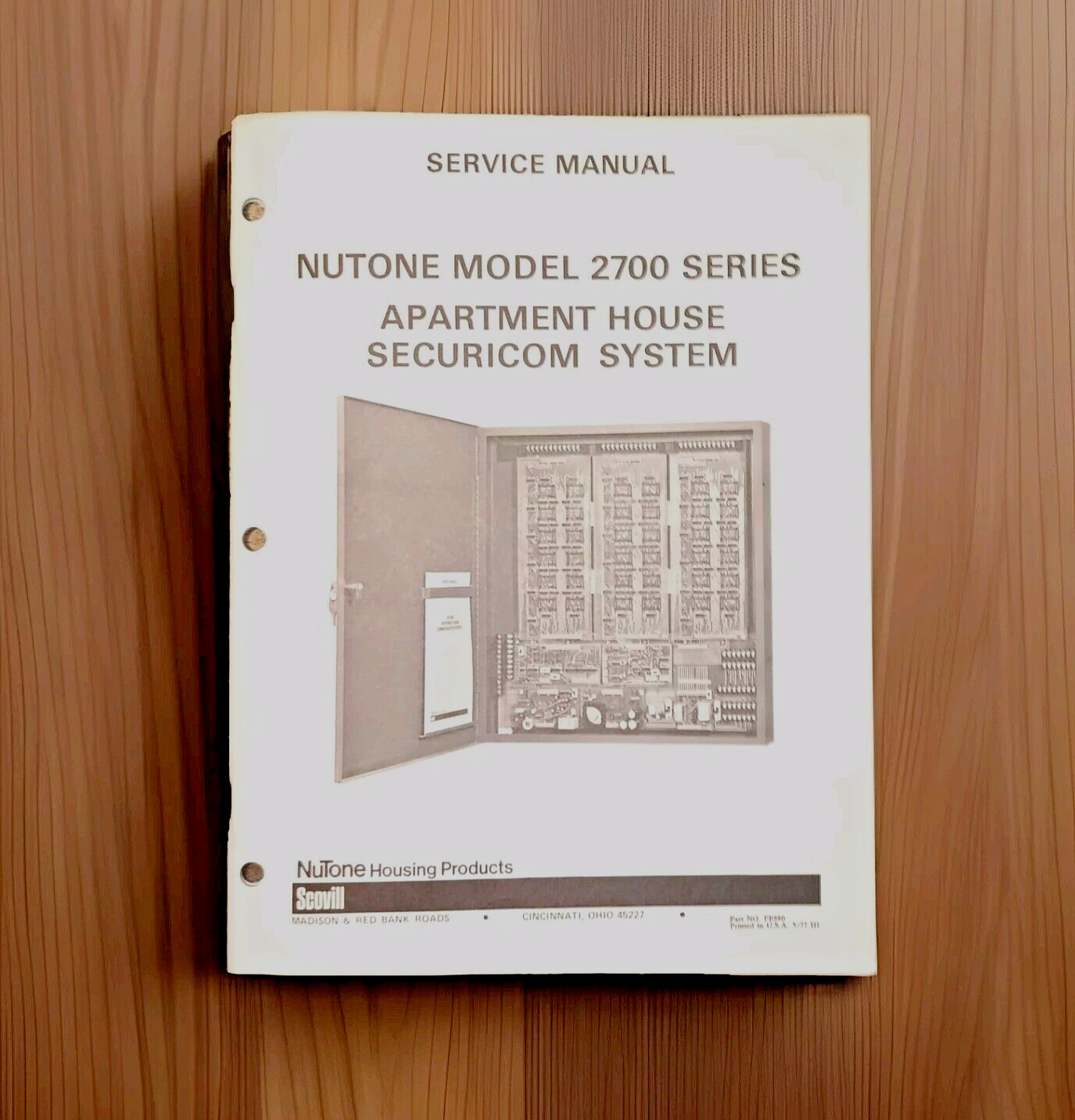 NuTone® 2700 Series Apartment SecuriCom Service Manual