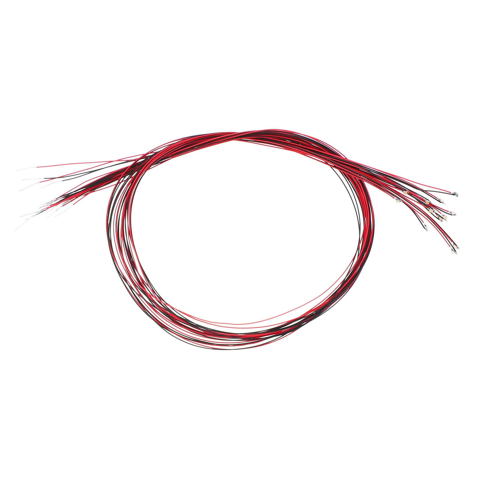 0402 Pre-Wired Micro LED, 12 Pcs 2.8-3.3V Emitting Diodes, Warm White
