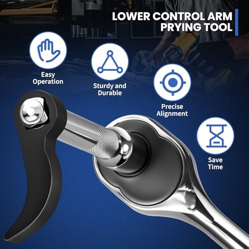 Lower Control Arm Prying Tool Kit,1/2" Drive Suspension Removal 4PCS