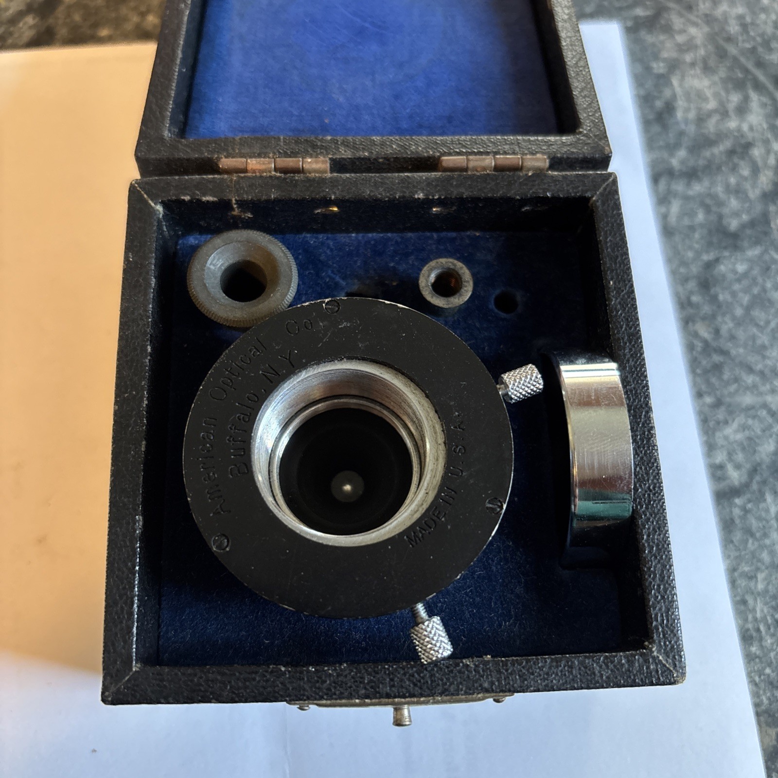 Vintage American Optical AO SL TH 1.15 to 1.25 lens in box