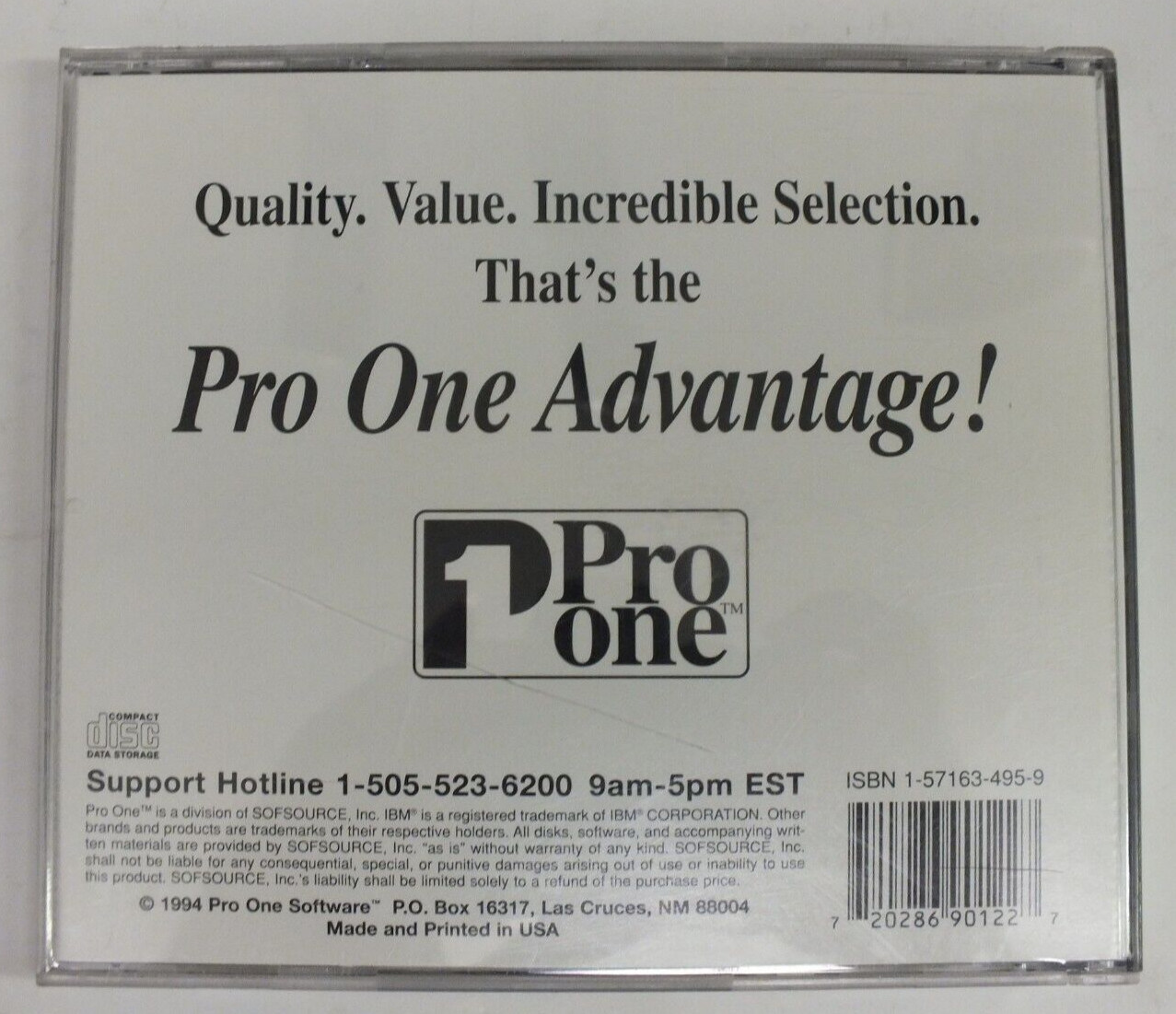 Boarders & Backgrounds CD-ROM Software Pro One Vintage 1994