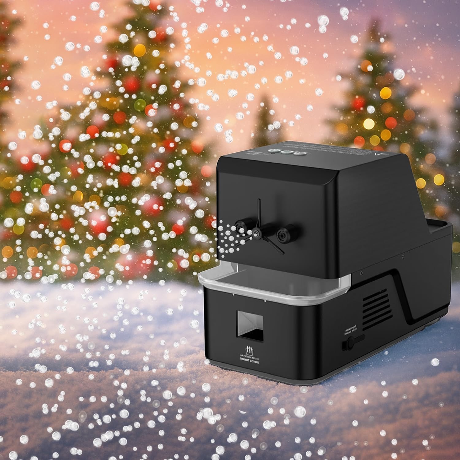 3-in-1 Bubble & Fog Machine, Indoor/Outdoor Use, w/ Snow-Like Effect
