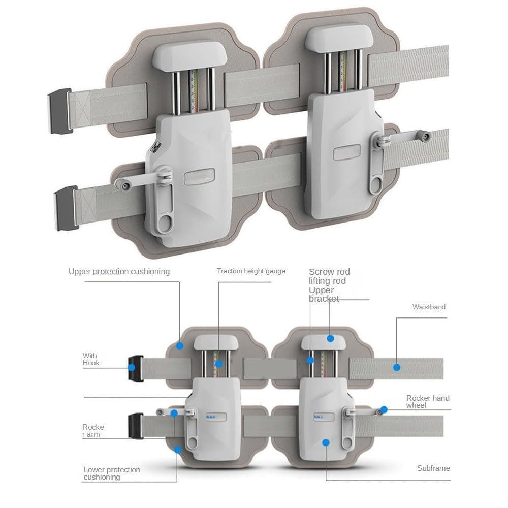 Spinal Decompression Belt for Lower Back - Adjustable Lumbar Traction Device