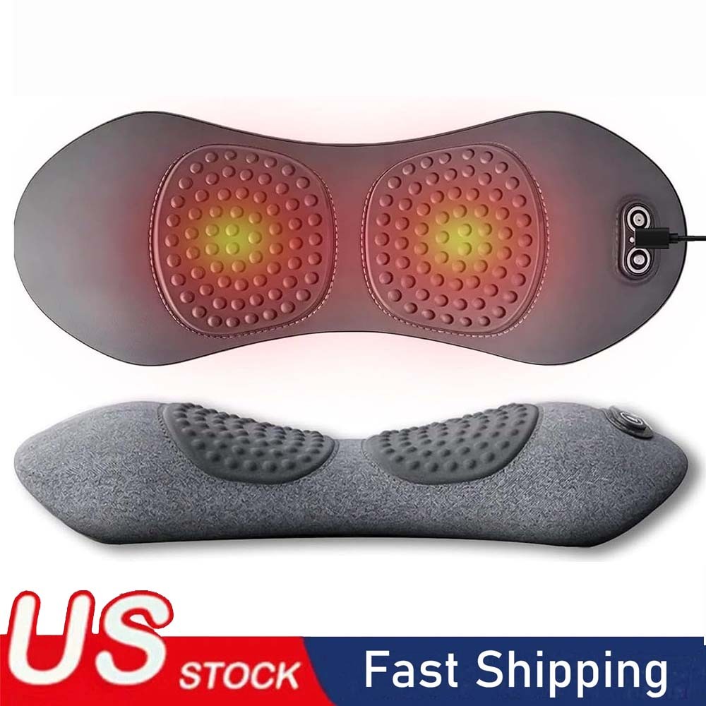 3 In 1 Electric Lumbar Support Pillow Smooth Spine Triple Fusion Back Massager