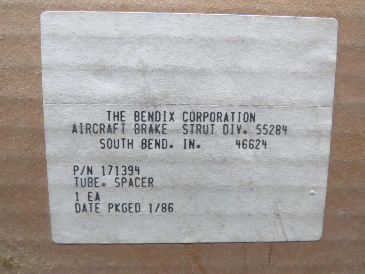 171394 Bendix Tube Spacer (New Old Stock)