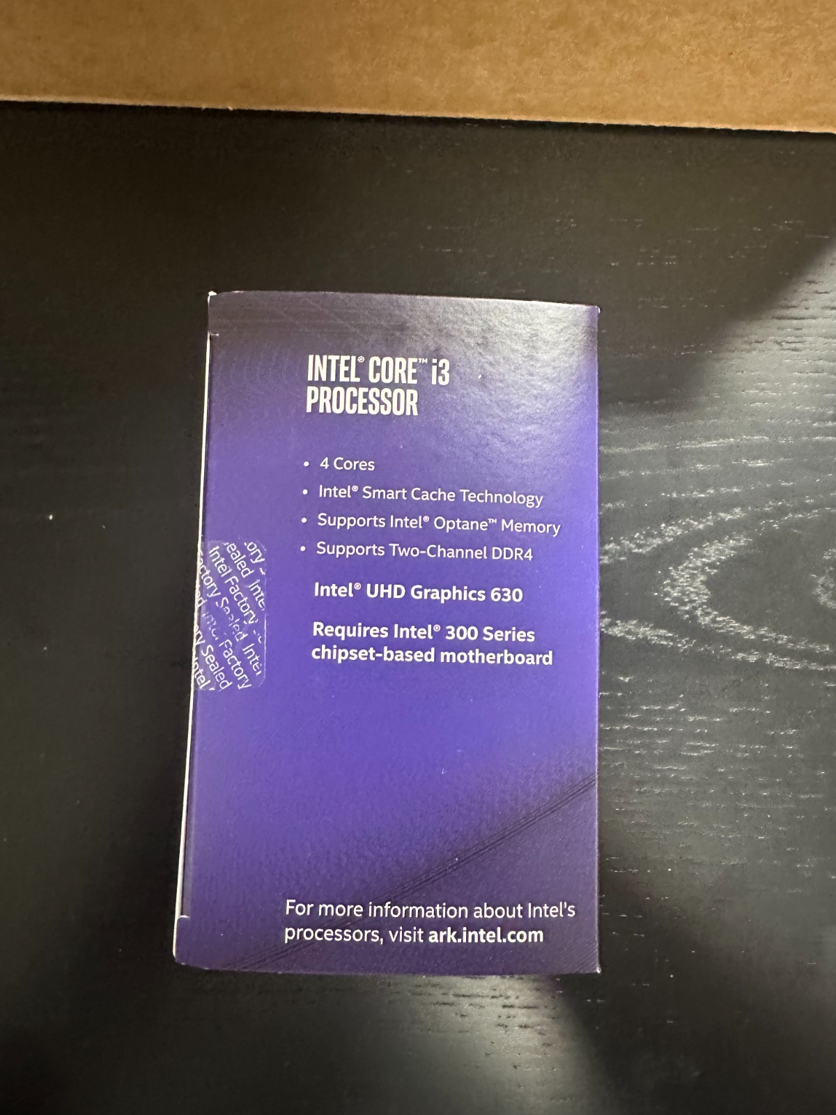 Intel Core i3-8100 3.60 GHz Quad-Core (BX80684I38100) Processor