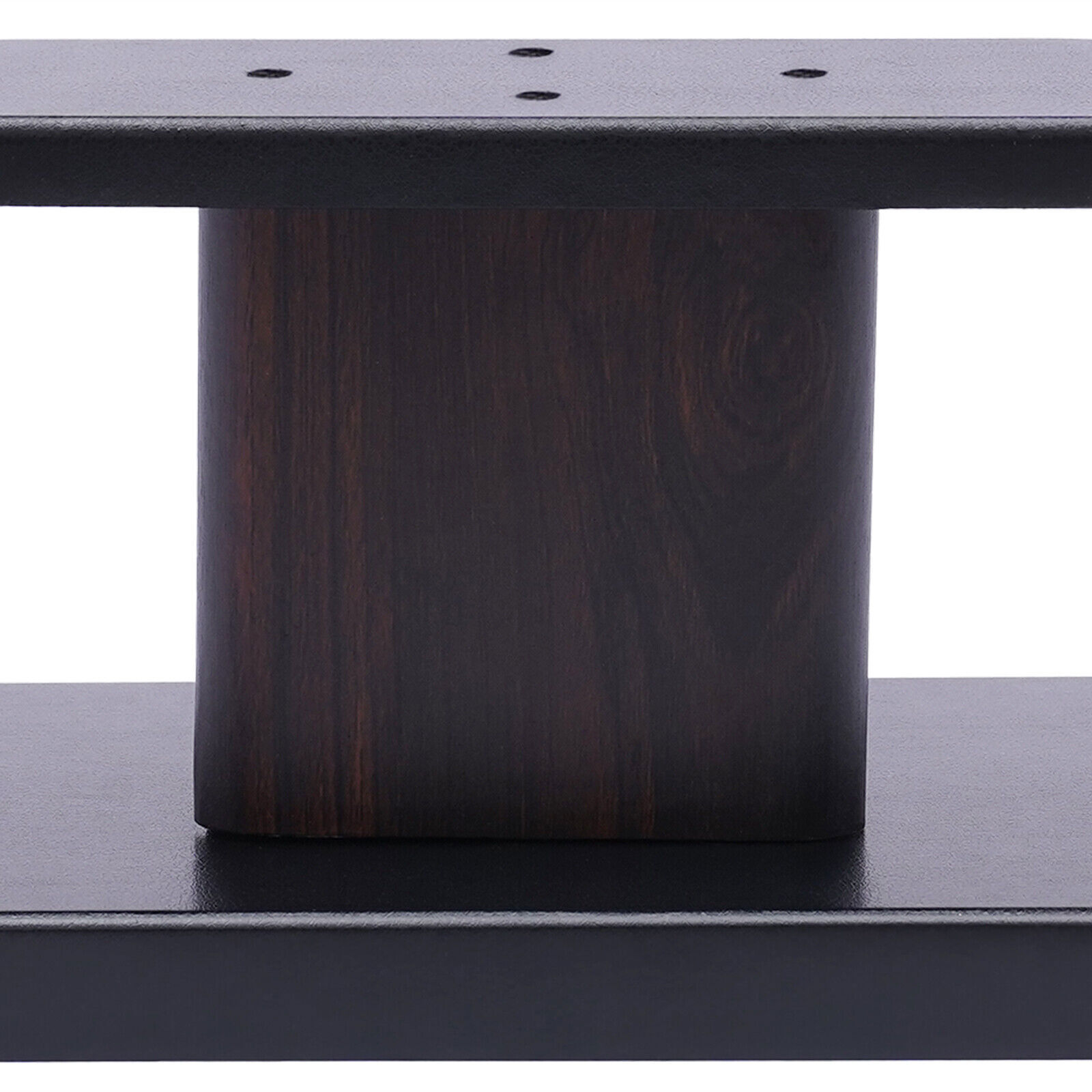 Elegant Black Walnut Speaker Stands for Bookshelf or Desktop Use