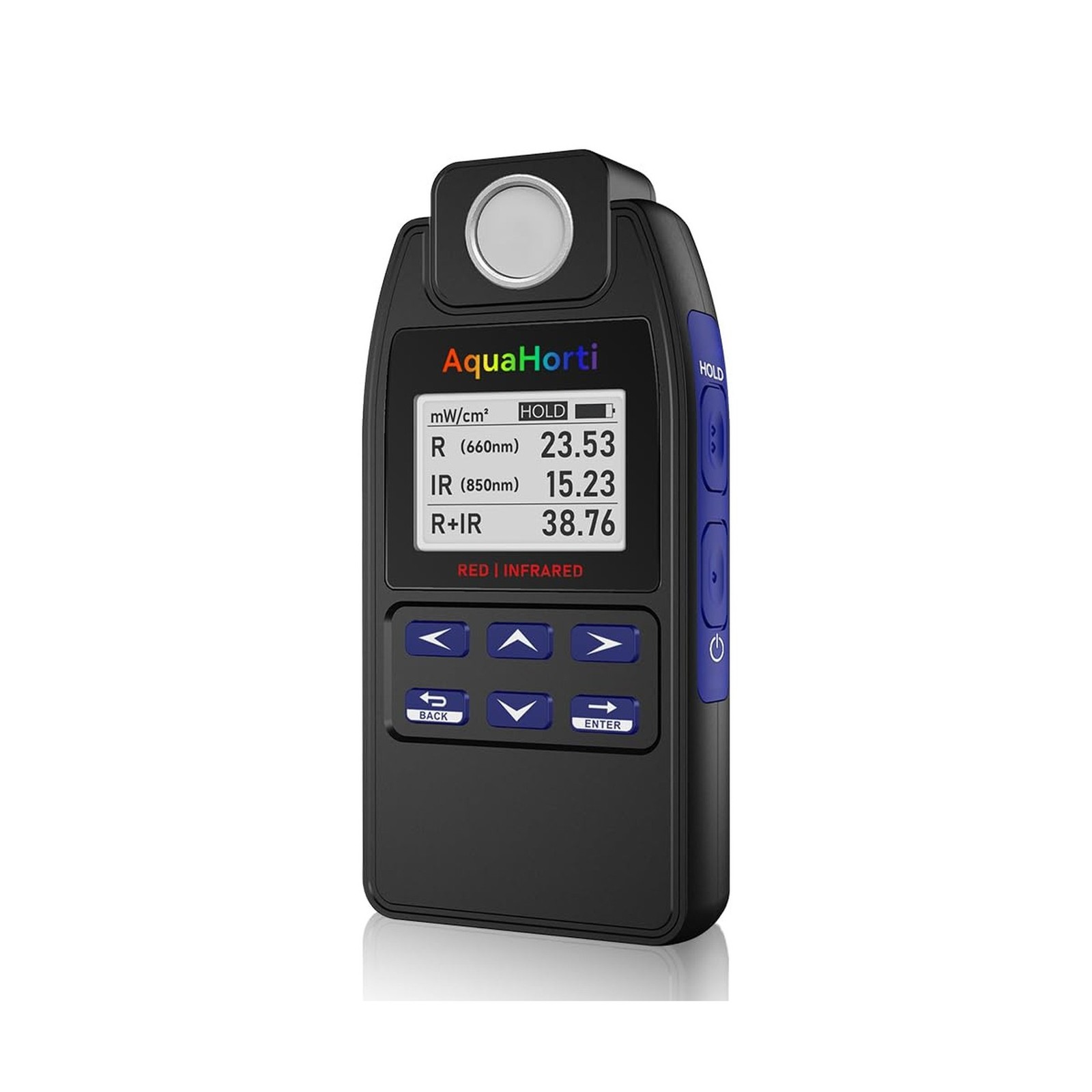 AH-DRNIR 660nm & 850nm Red/NIR Light Irradiance Meter – Professional Dual-