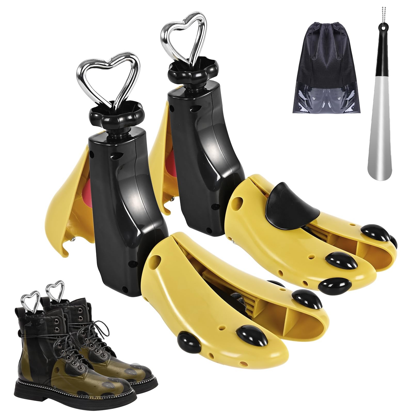 Shoe Stretcher Women Men, Boot Stretcher Women, Adjustable Unisex Boot Wide F...