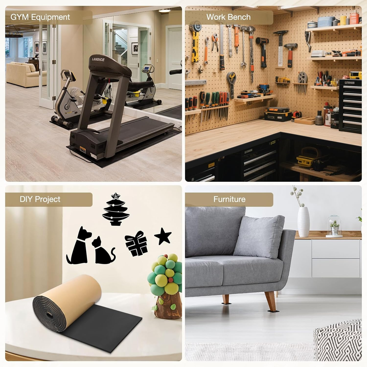 Sponge Neoprene Foam Padding Rubber Sheets with Adhesive Foam Sheet Closed Cell