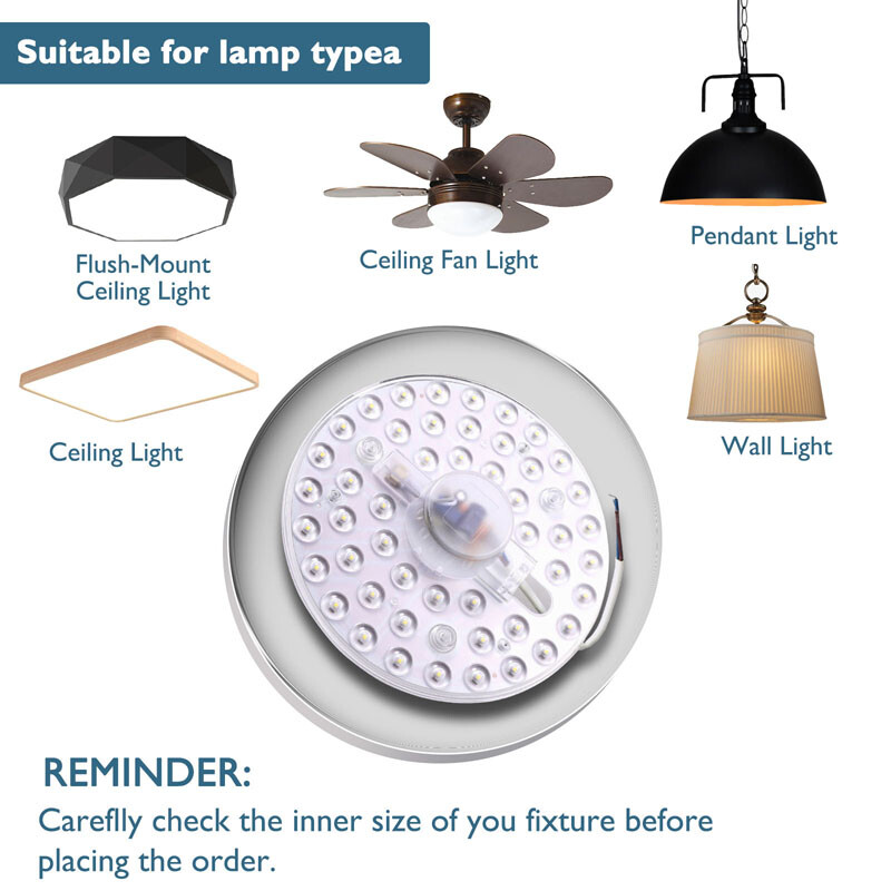 6" Ceiling LED Light Replacement Light Engine Retrofit Kit For Ceiling Fan Light