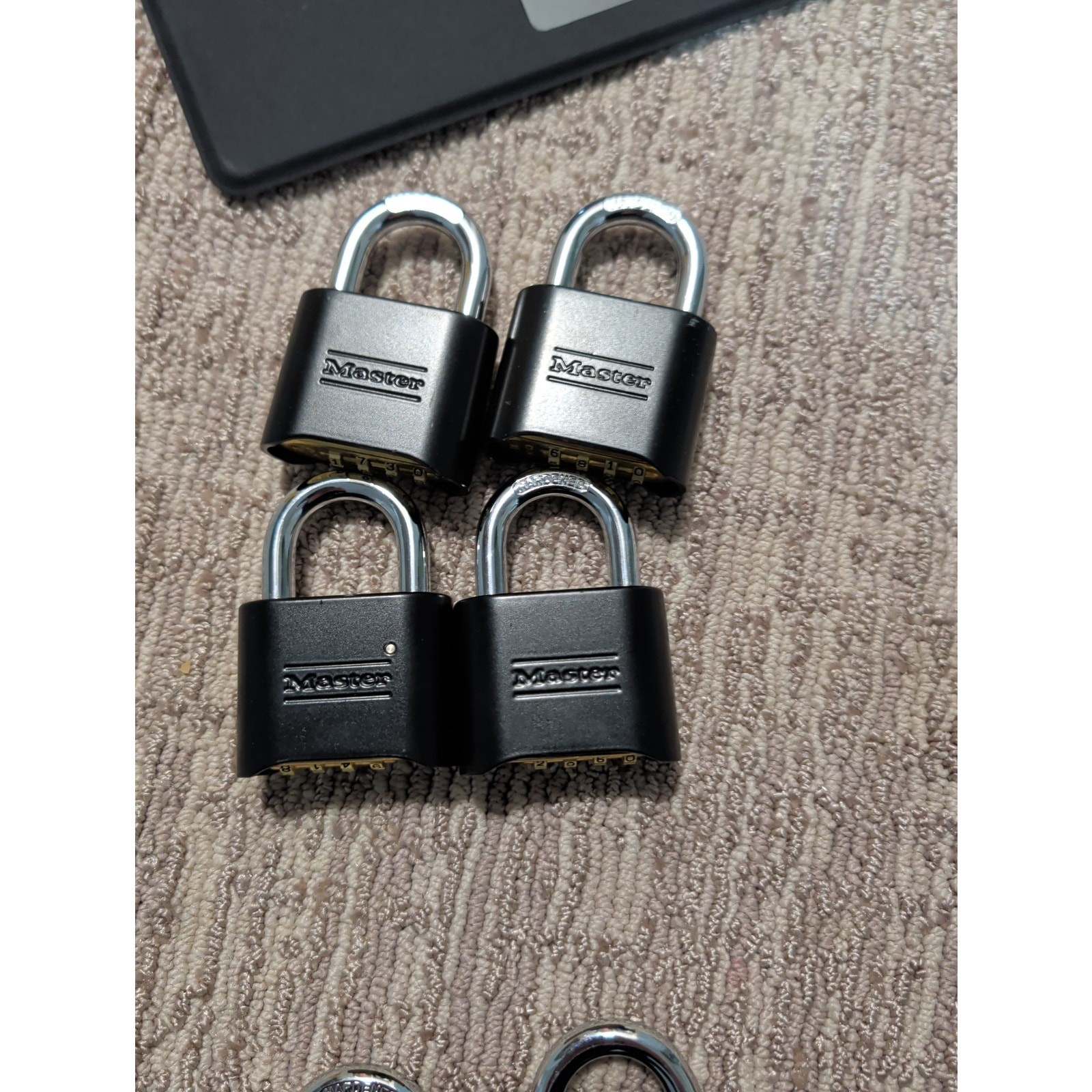 Master Lock 178D Set Your Own Combination Padlock - 4 Pack