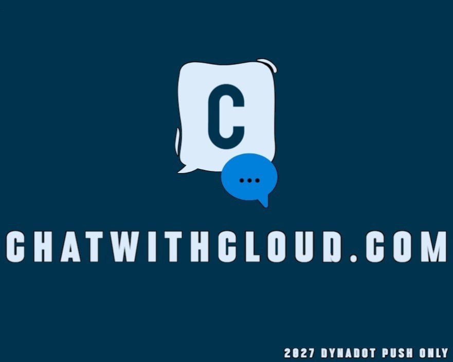chatwithcloud.com two word .com domain name Dynadot Push Only 2027 Offers