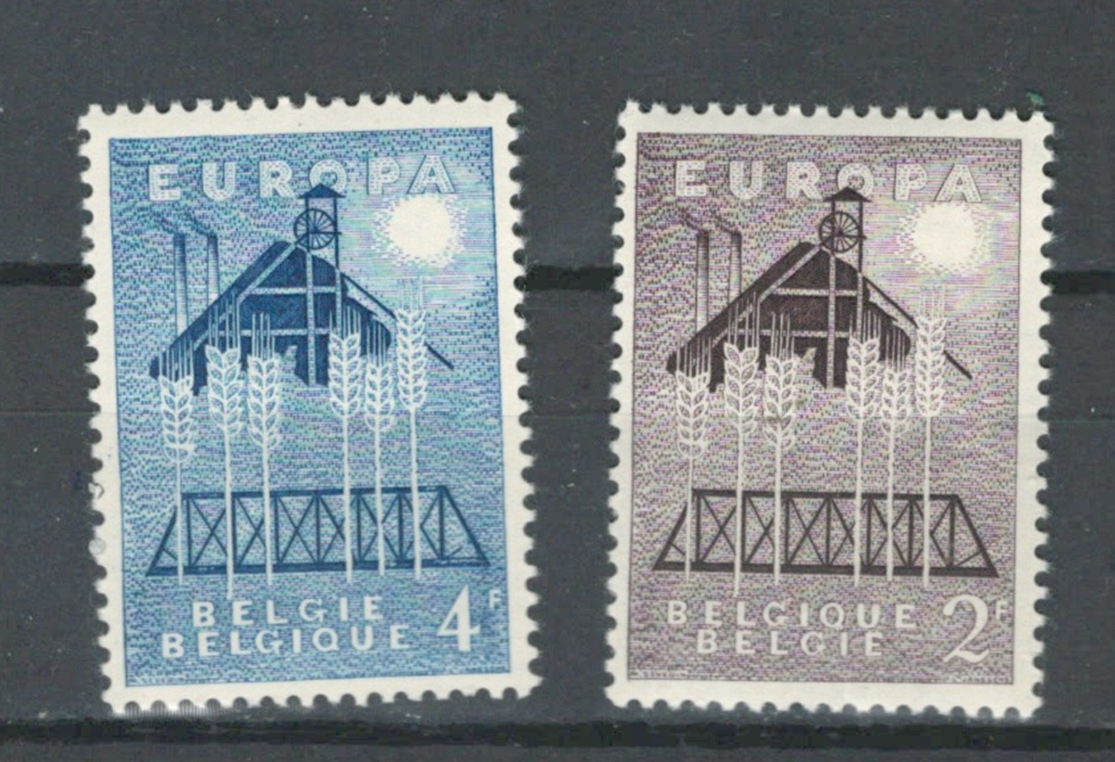BELGIUM EUROPA REBUILD EUROPE  MNH SET LOT ( BELGE 254)