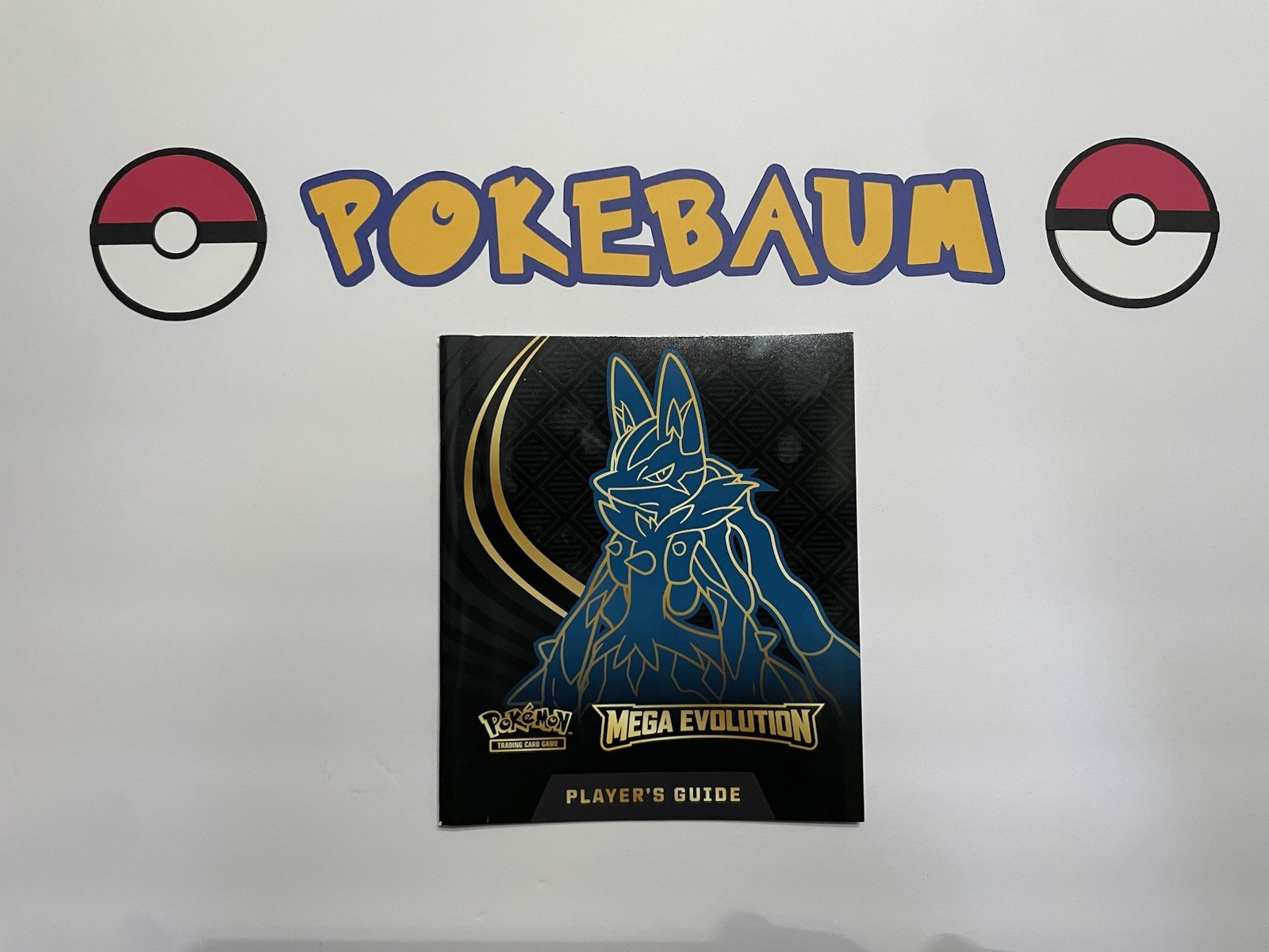 Mega Evolutions Players Guide ETB Booklet - Lucario Cover - Pokémon TCG