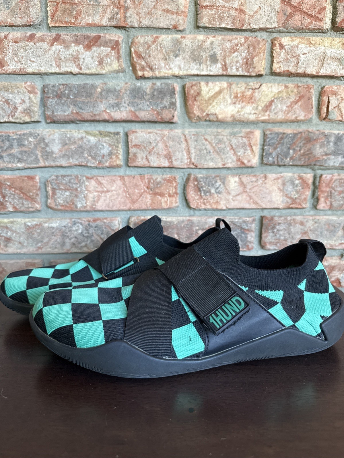 1Hund Trainers Demon Slayer Inspired Deadlift Shoes Size Mens 10 Green Black