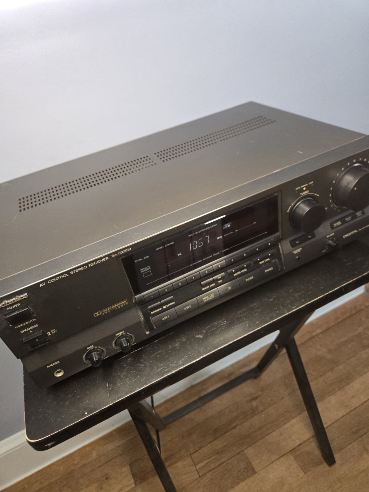 Technics SA-GX330 AV Control Stereo/VCR/CD/PHONO Receiver. READ