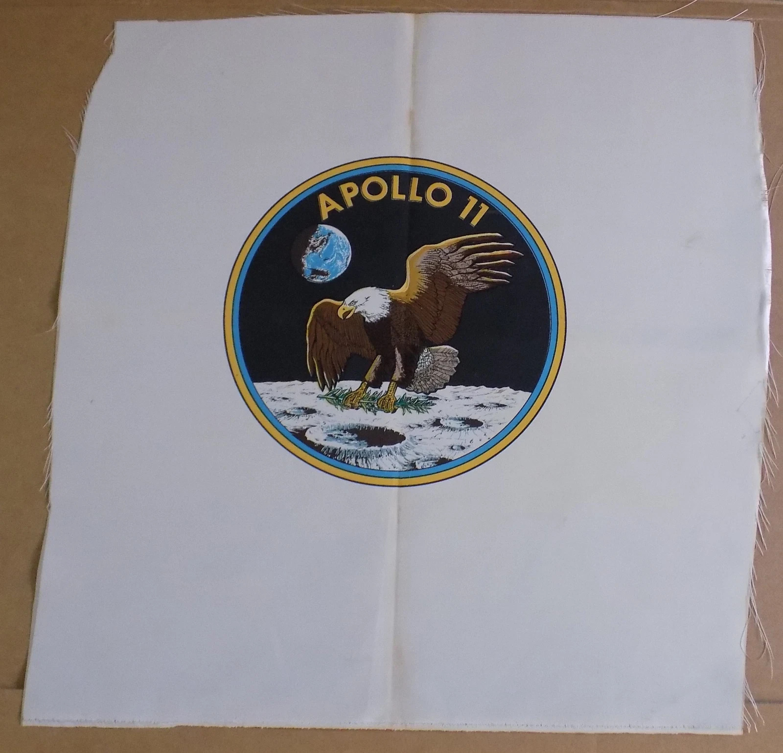 Apollo 11 Oversized Beta Cloth Patch Mission Emblem