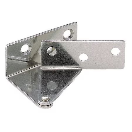 Lamp Wp-1R Pivot Hinge, 430 Stainless Steel, Screw On Mounting, 1 5/8 In Leaf W