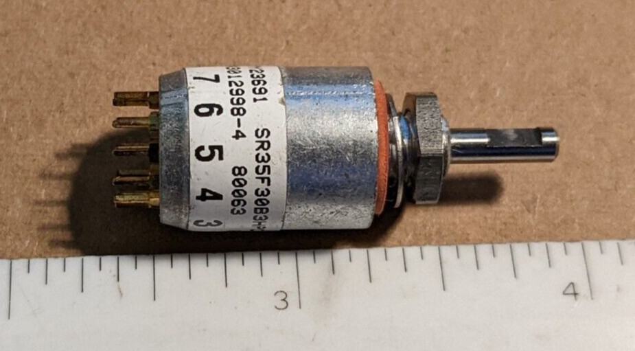 NOS Grayhill 51MY23691 - 12 Position Switch (5930-01-304-4991) Gold Leads