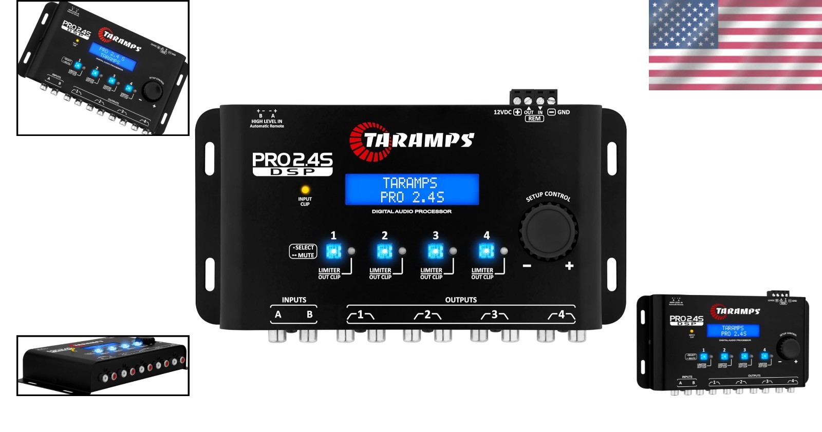 Full Digital Signal Processor + Equalizer with 15-Band EQ//
