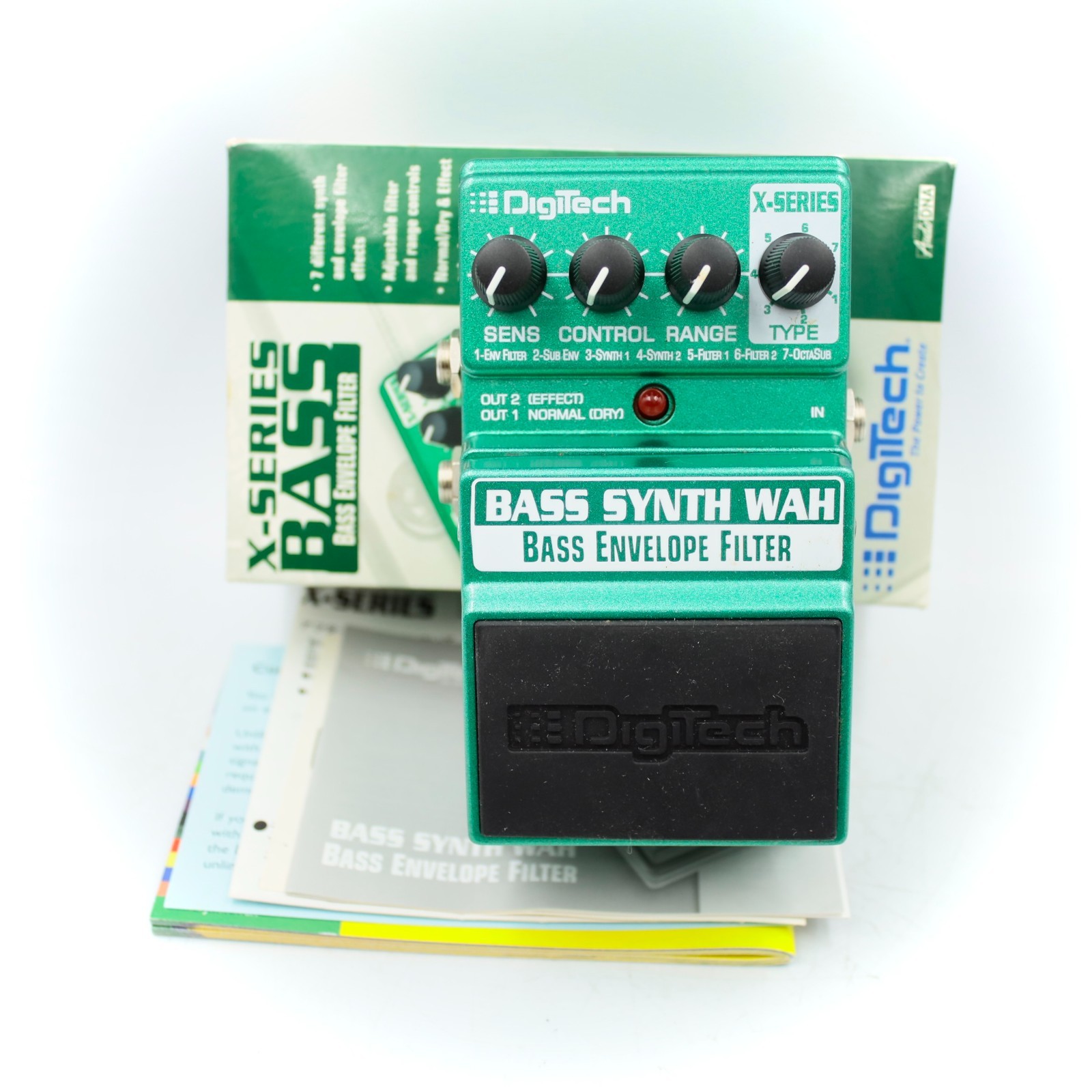 Digitech X-Series Bass Synth Wah Envelope Filter With Original Box XBWV00022508