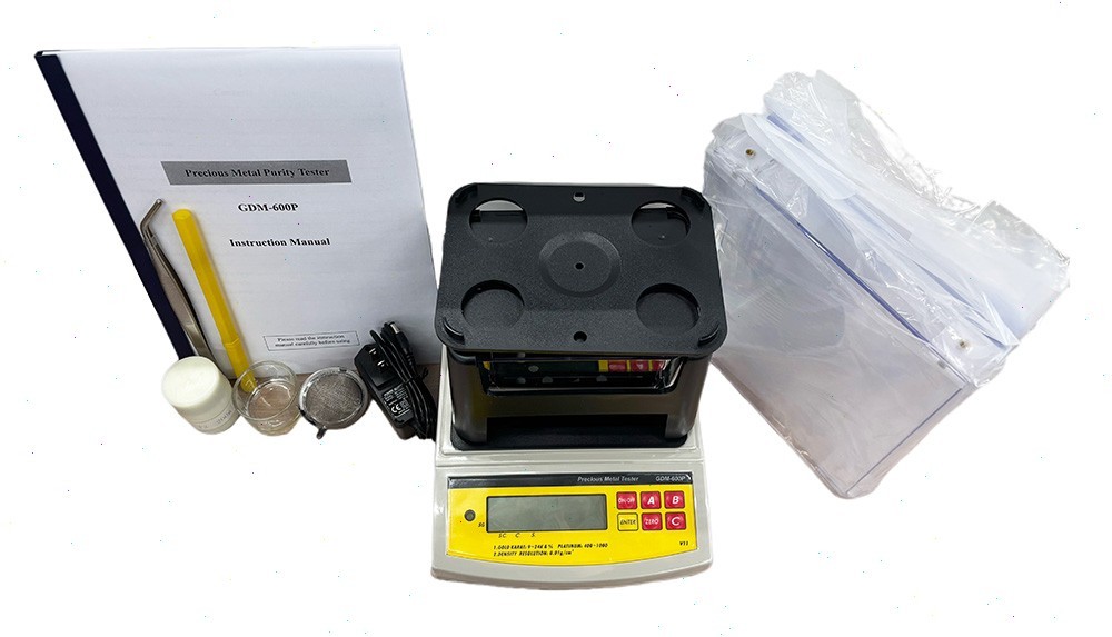 Gold Purity Analyzer with 0.005-600g 0.001g/cm3 Gold Mode Display Purity Percent