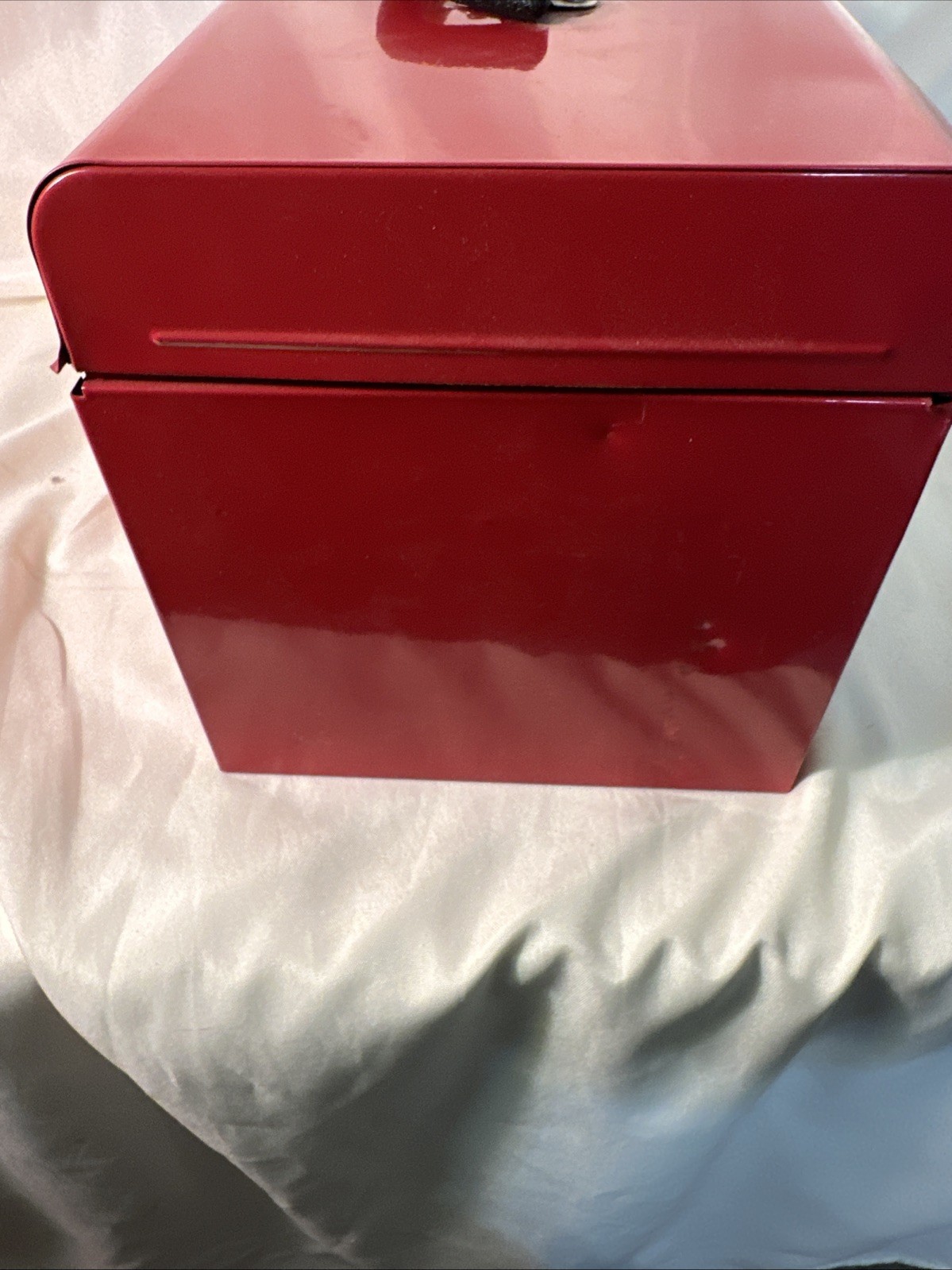 Small Red Tool Box With Assorted Tools