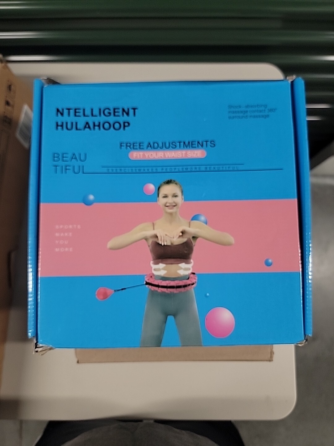 Ntelligent HulaHoop Free Adjustments Damaged Box