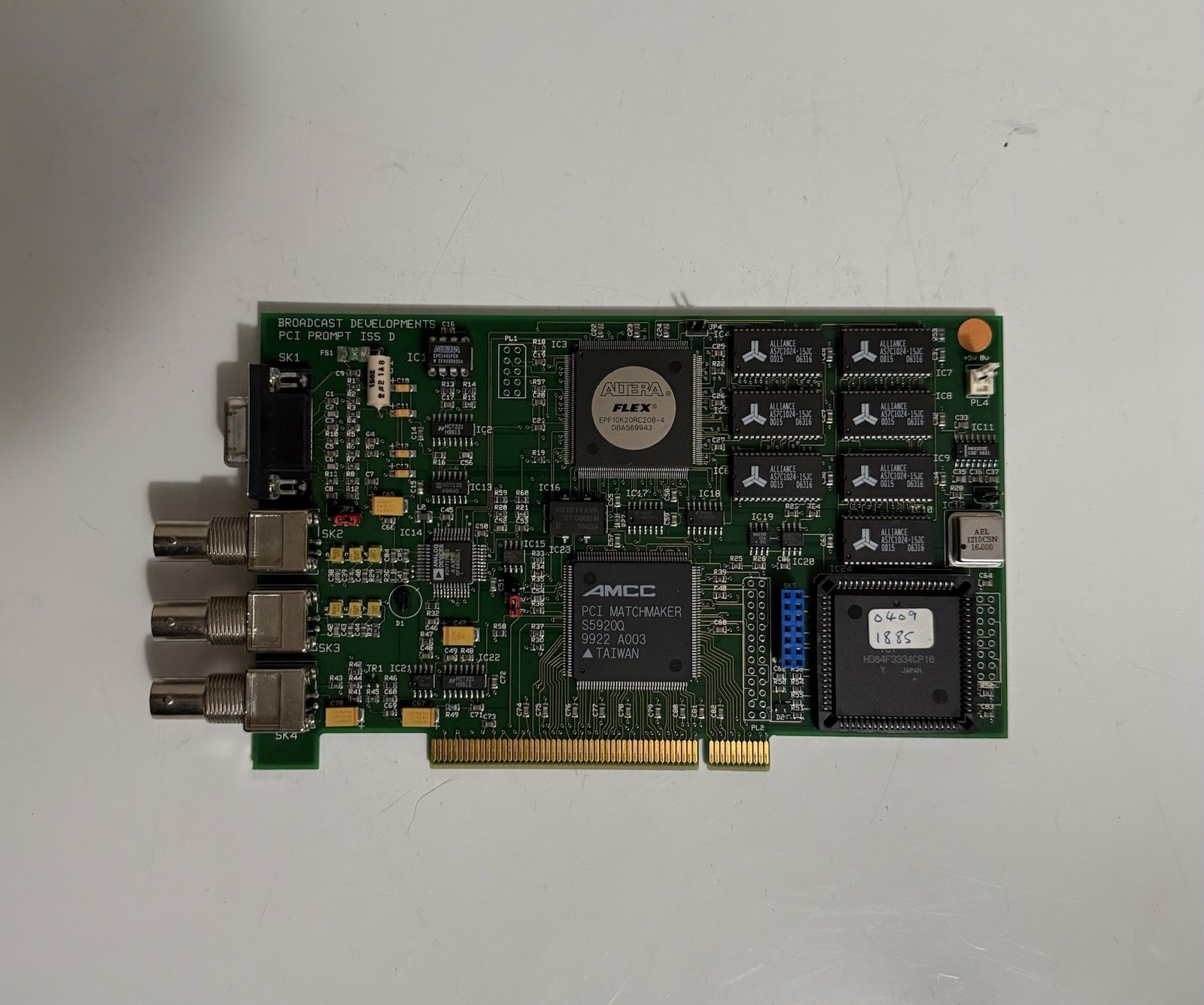 Broadcast Developments PCI Prompt ISS D, Teleprompter Card