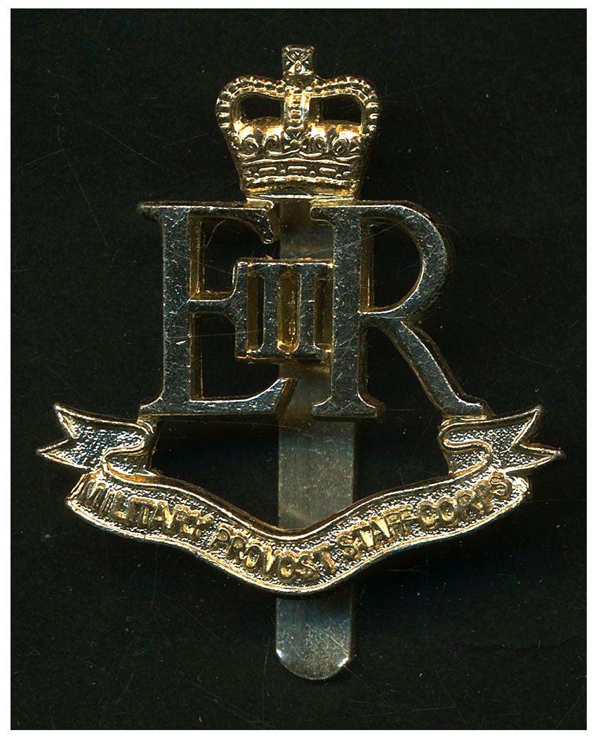 British Army Military Provost Staff Corps Anodized Badge MP   L295