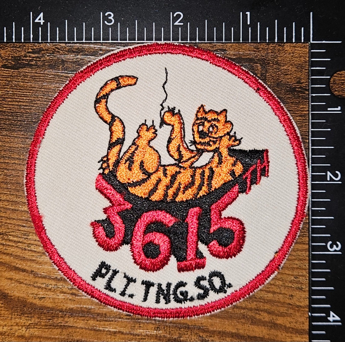 3615th Pilot Training Squadron Patch Vintage Tiger US USAF US Air Force Twill