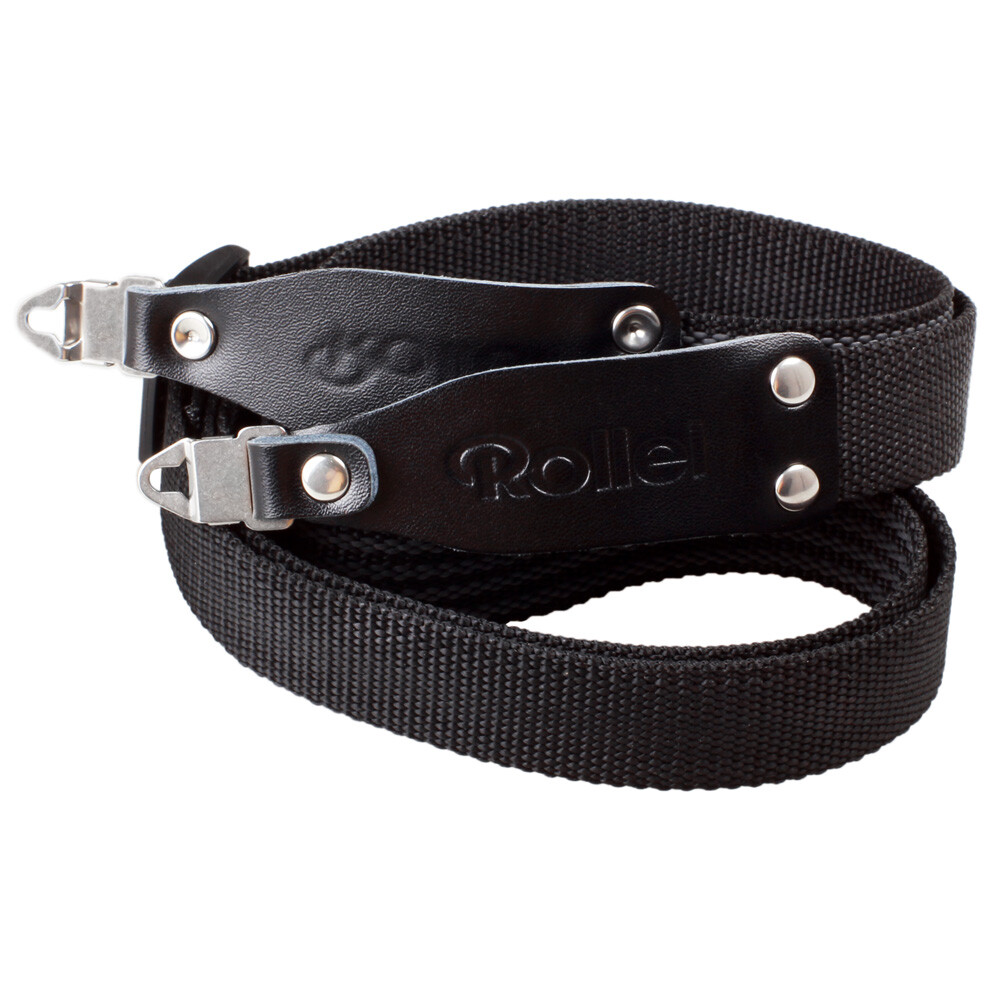 Black Nylon Neck Shoulder Strap For Rolleiflex 6008 6003 6001 6000 2.8GX Camera