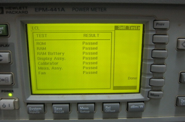 HP EPM-441A (E4418A) SIngle Channel Power Meter with option 002
