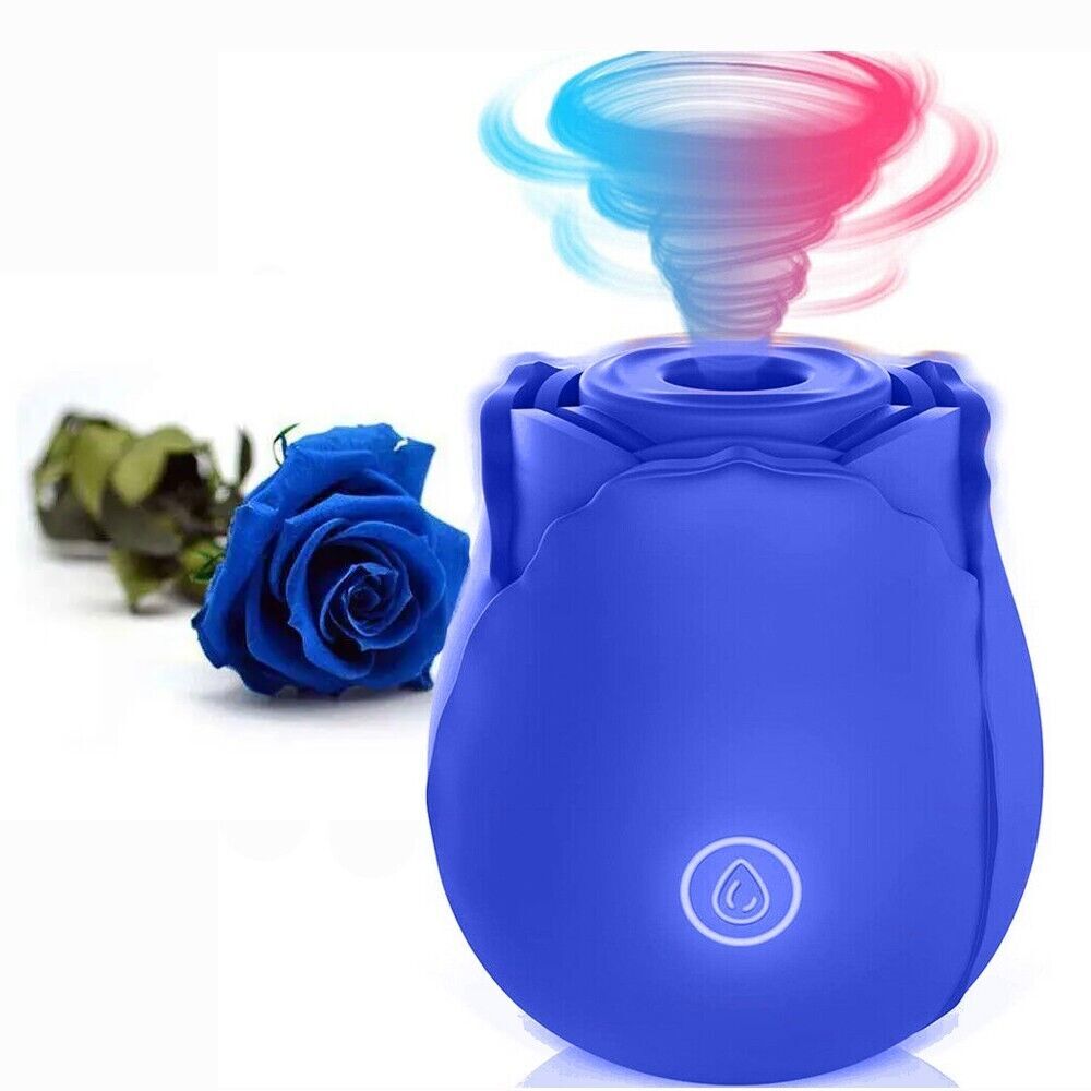 Rose Sucking Vibrator Clit Sucker Dildo Women G-Spot Massager Sex Toy for Women