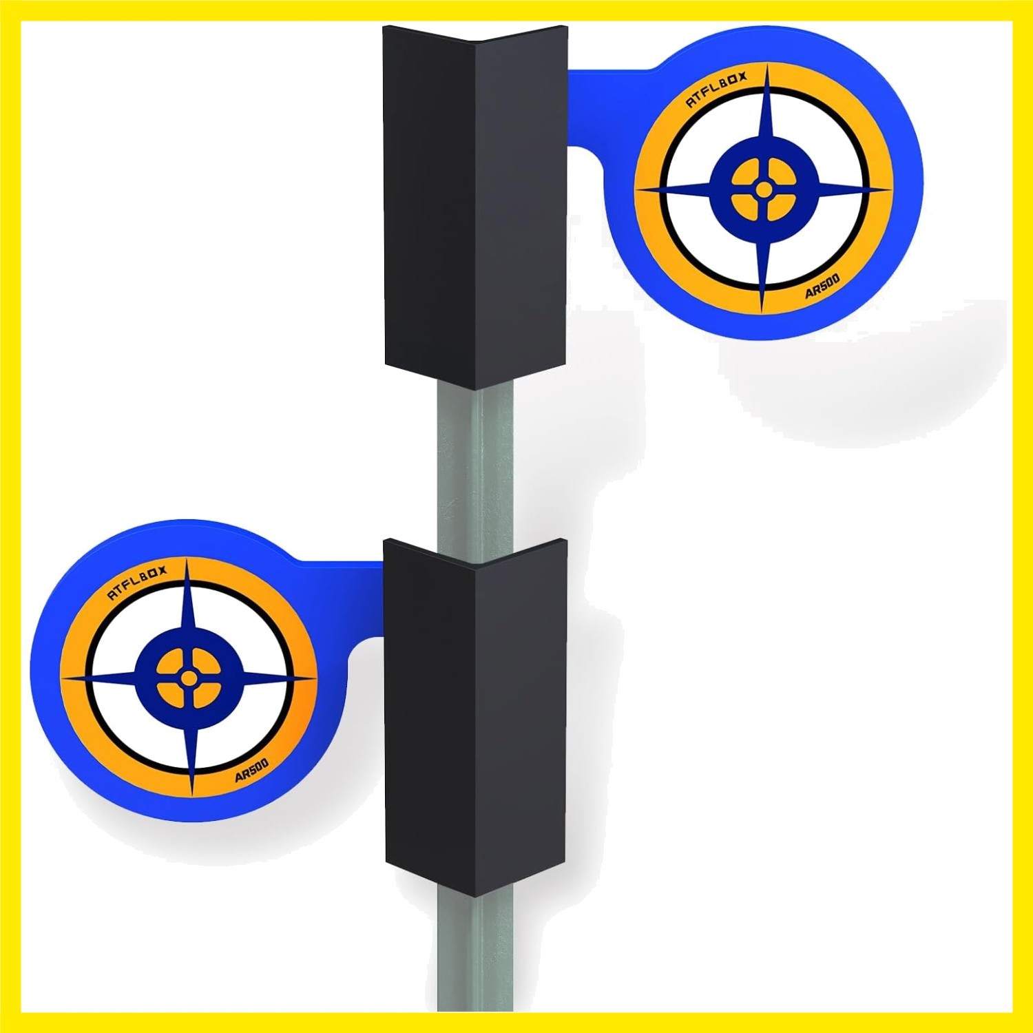 AR500 Dueling Tree Paddle Set, 6'' x 3/8'' Reactive Steel Dueling Tree Target...