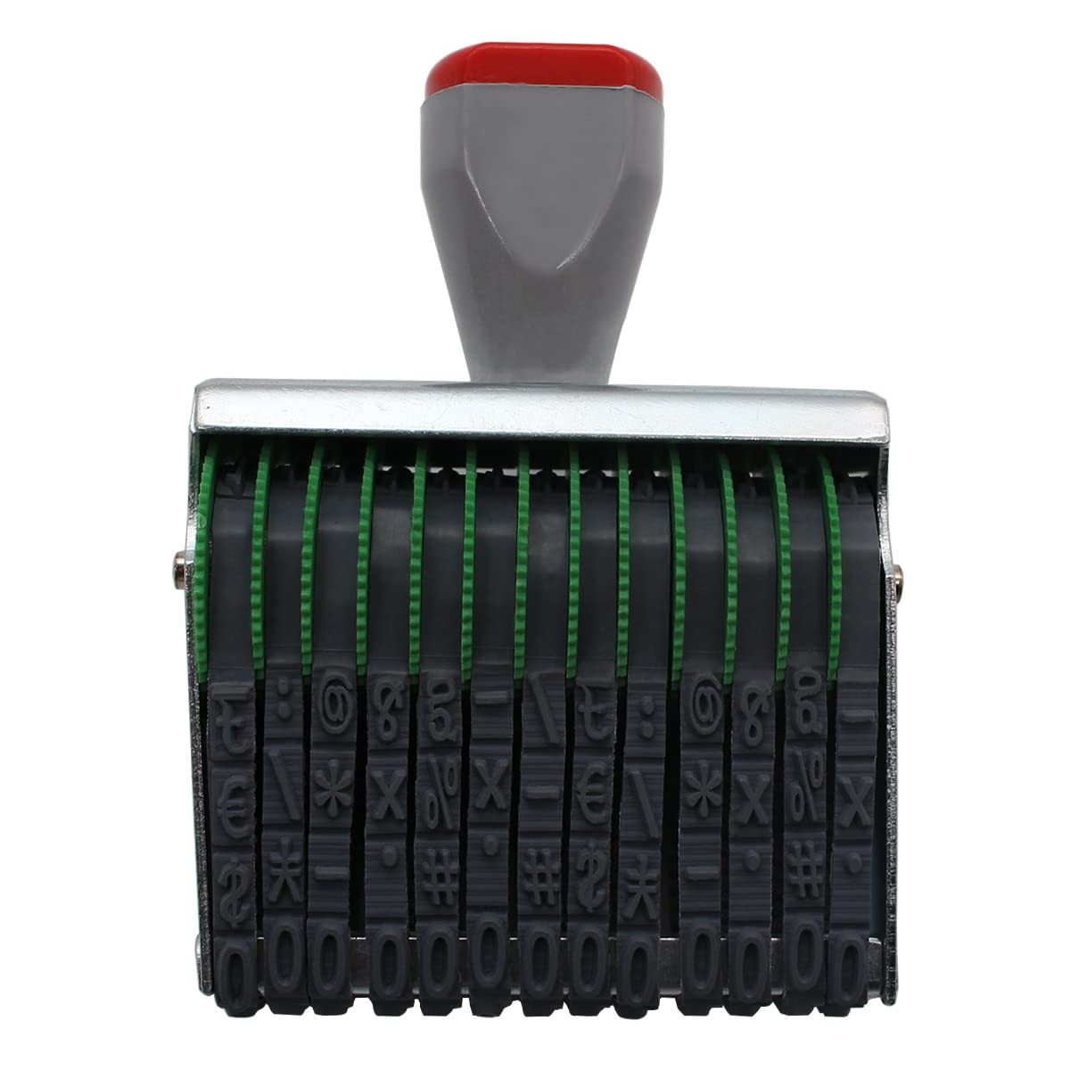 13 Digits Office Stamps,Number Stamp Business Stamps Changeable Stamp Rolling...