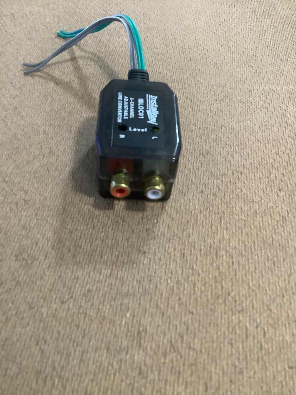 IBLOC01 Install Bay 2 Channel Adjustable Line Level Converter 40 Watt Each